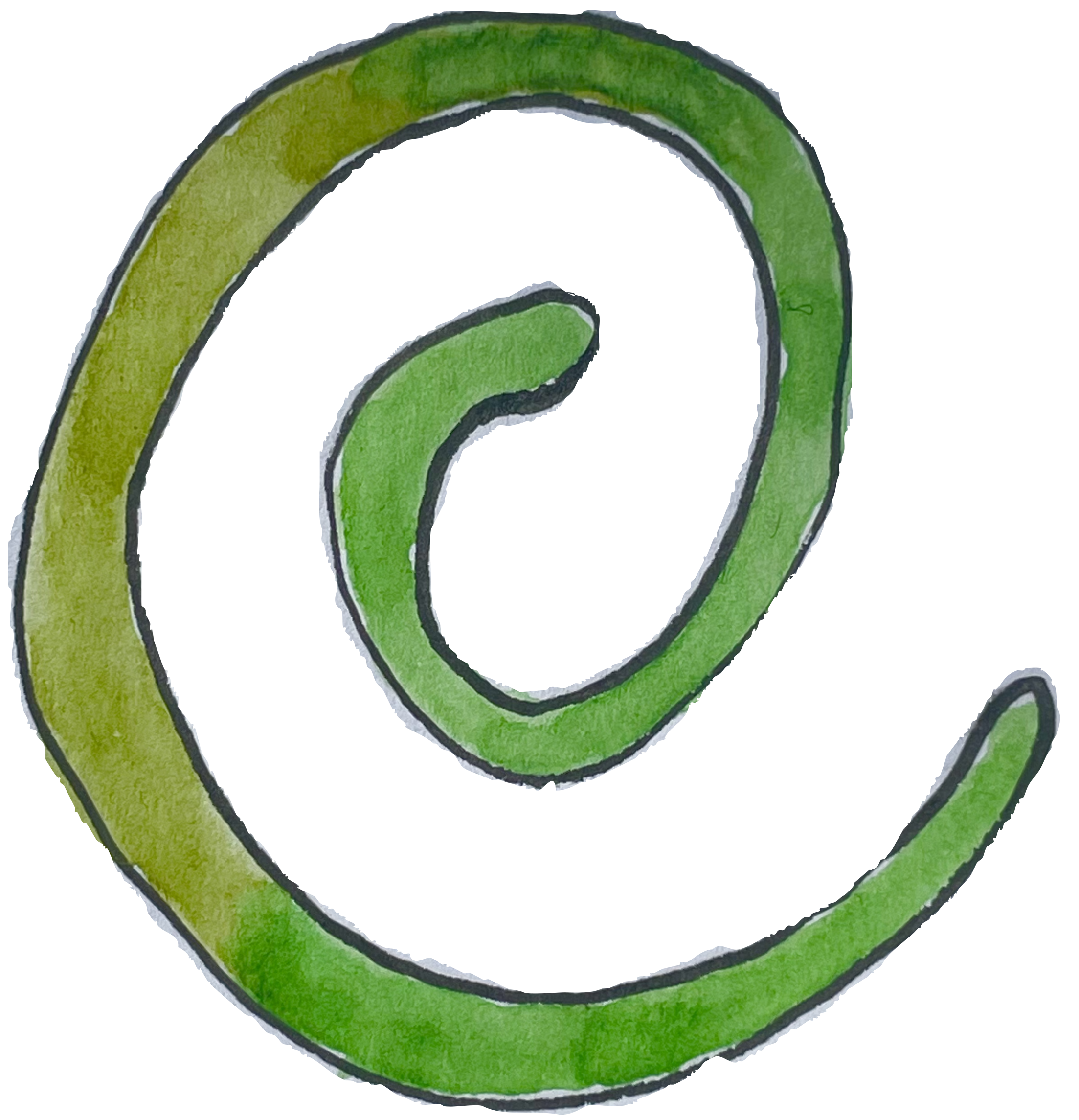 Green swirl icon